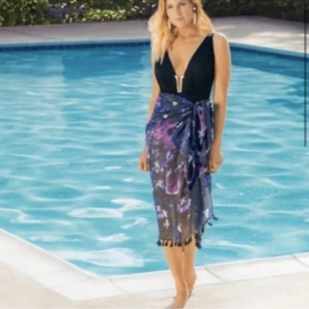 Peter Som Dream‎ Sarong in Meteorite New